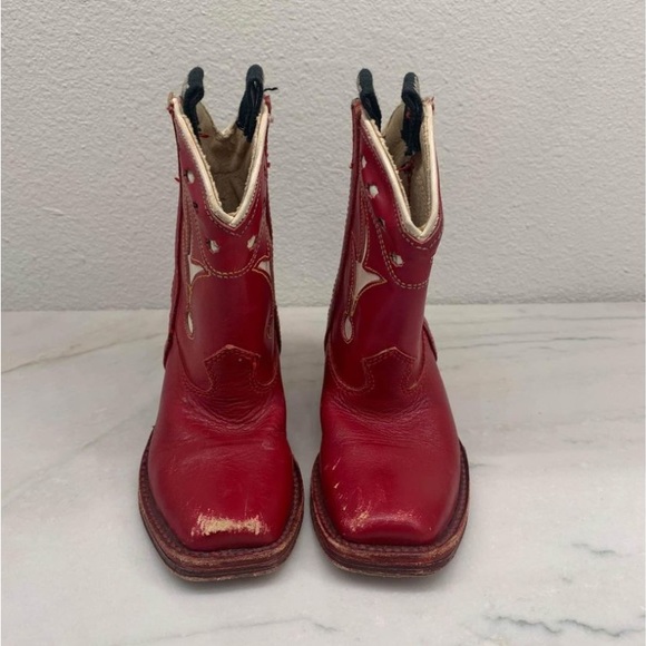 Vintage rare ACME red toddler/ infant cowboy boots - Picture 8 of 8